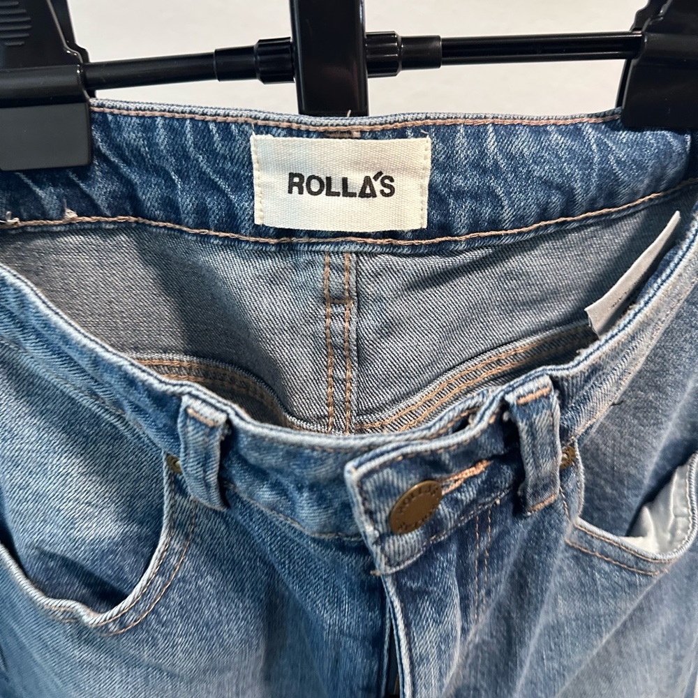 ROLLA'S Blue High Rise Flare Jeans W24